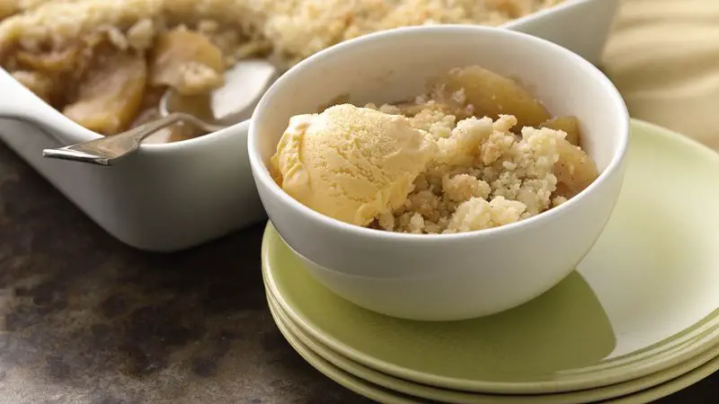 apple crisp recipe without oatmeal