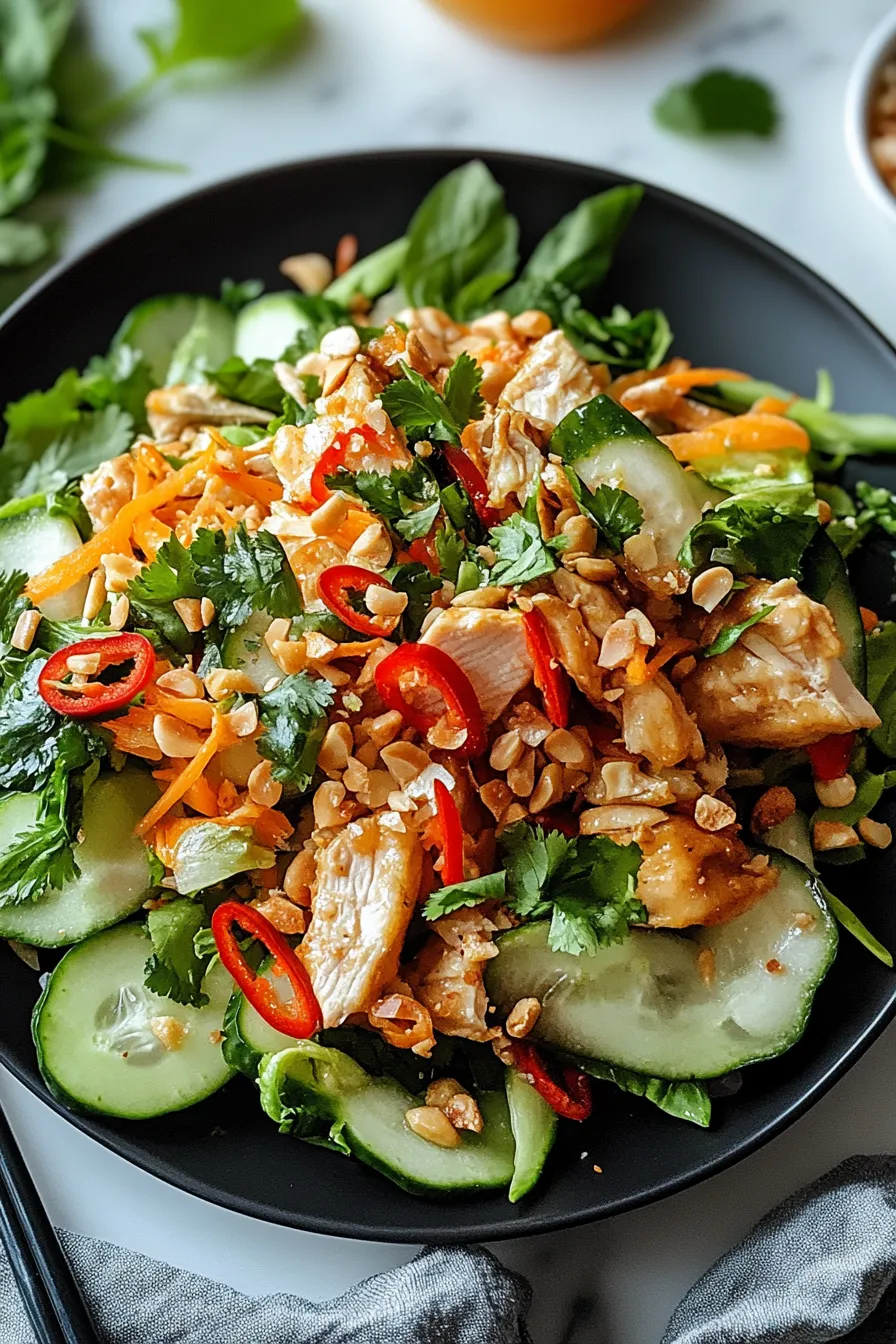 Crunchy Vietnamese Chicken Salad – OatsRecipes