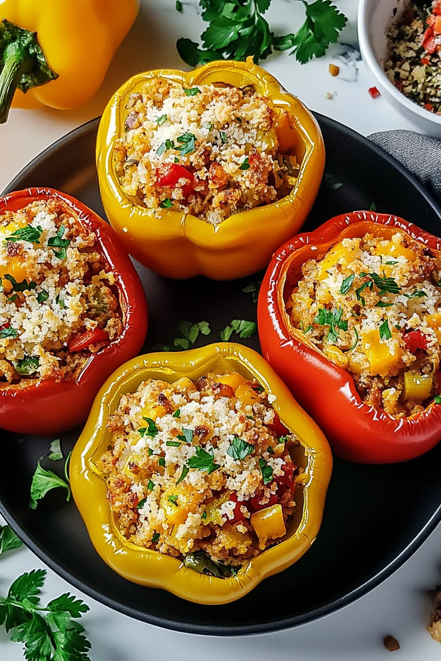 Stuffed Bell Peppers – OatsRecipes