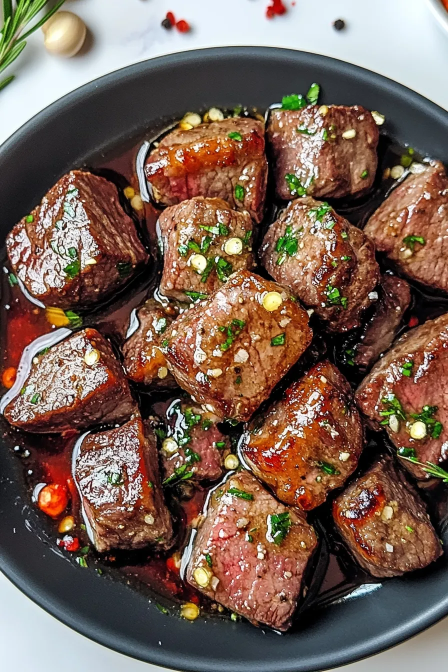 Juicy Garlic Butter Steak Bites – OatsRecipes