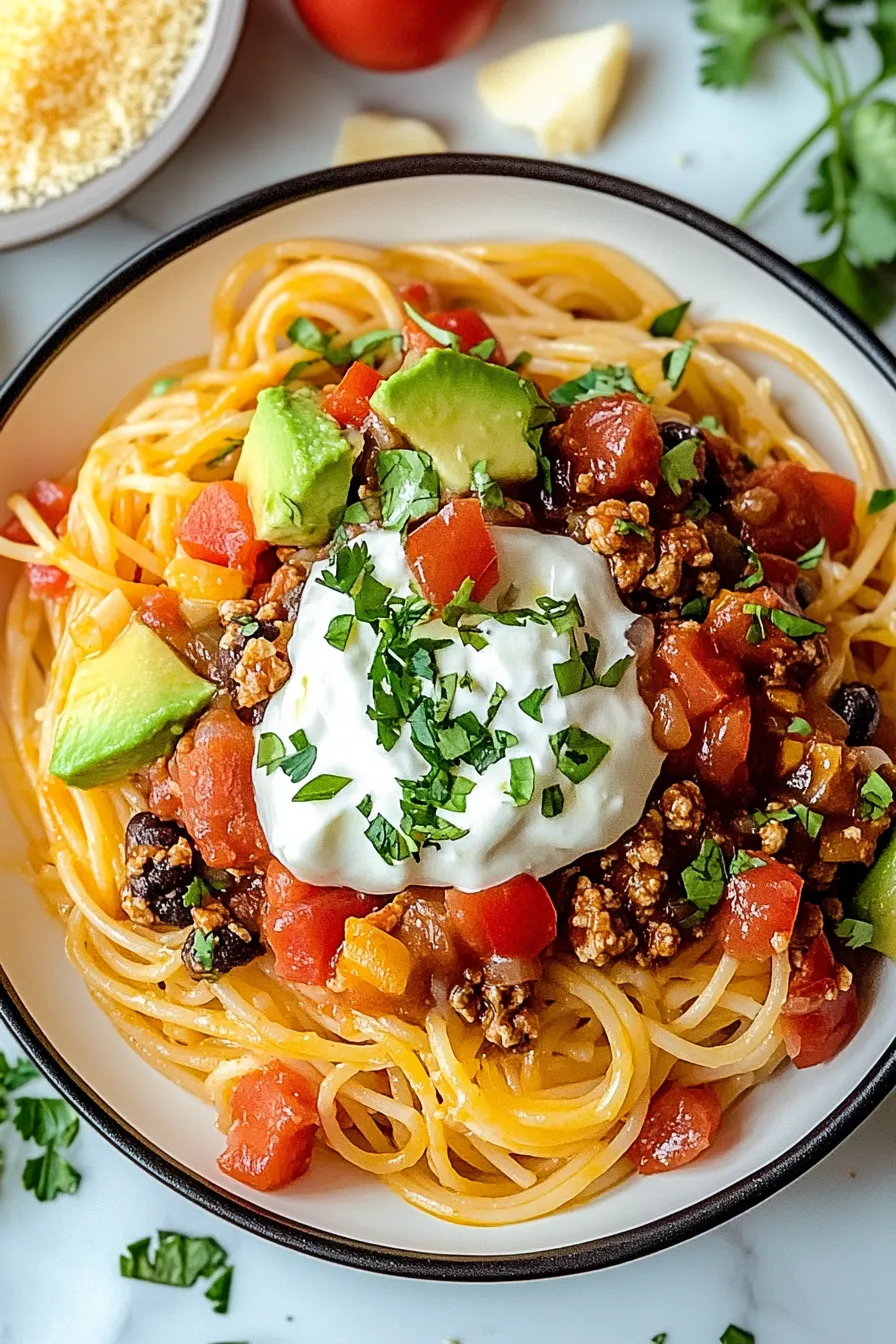 Taco Spaghetti – OatsRecipes