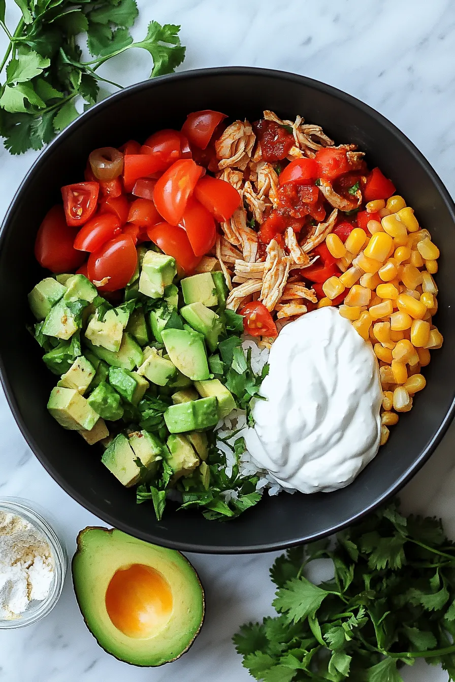 Slow Cooker Chicken Burrito Bowl – OatsRecipes