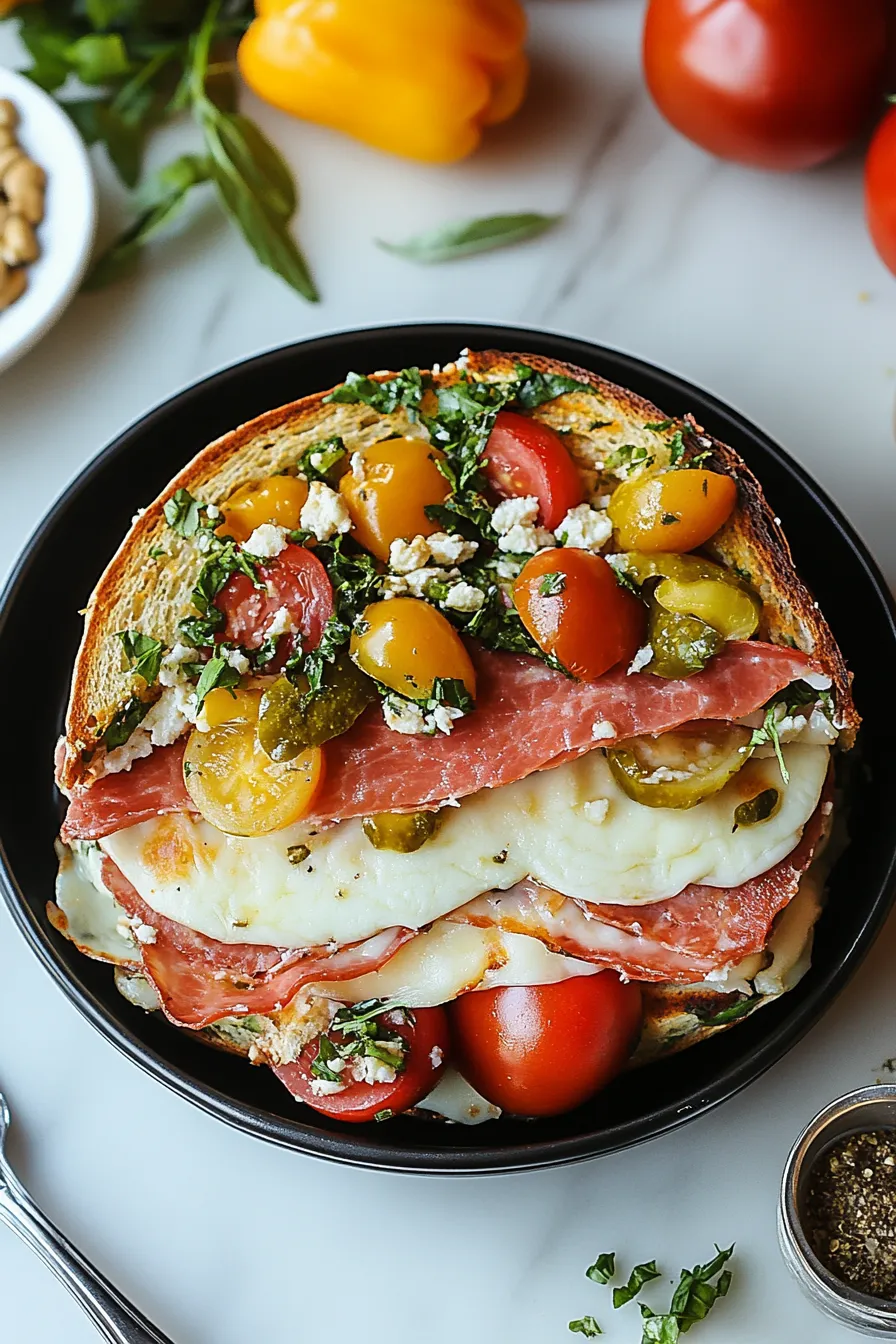 Classic Italian Muffuletta Sandwich – OatsRecipes