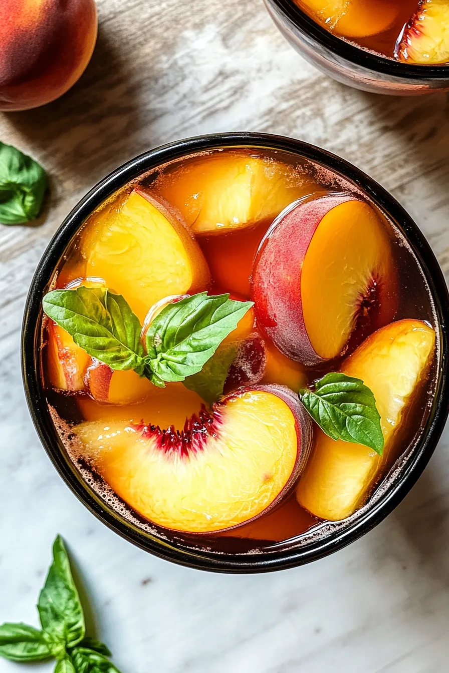 Refreshing Peach Sangria – OatsRecipes