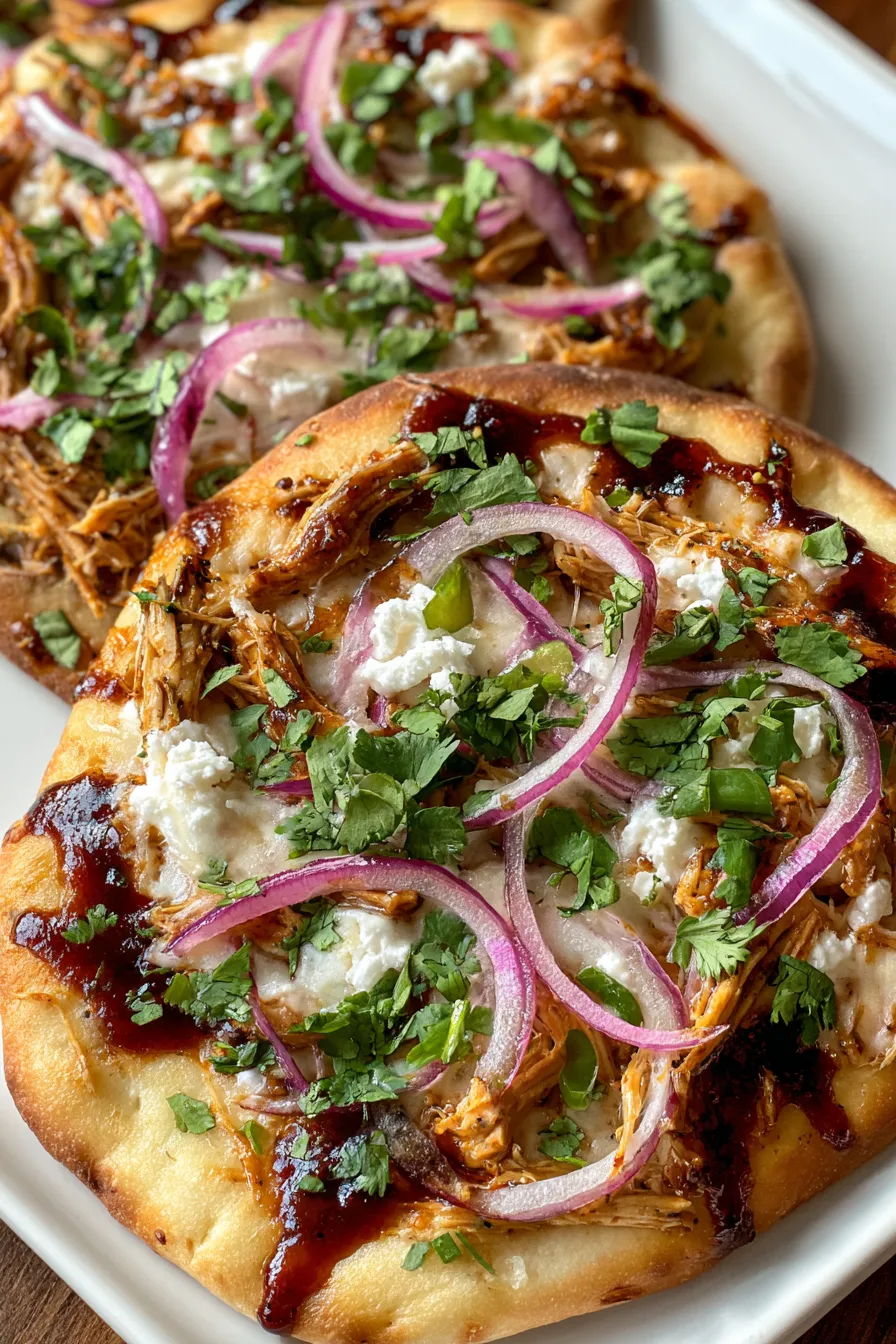 BBQ Chicken Flatbread – OatsRecipes