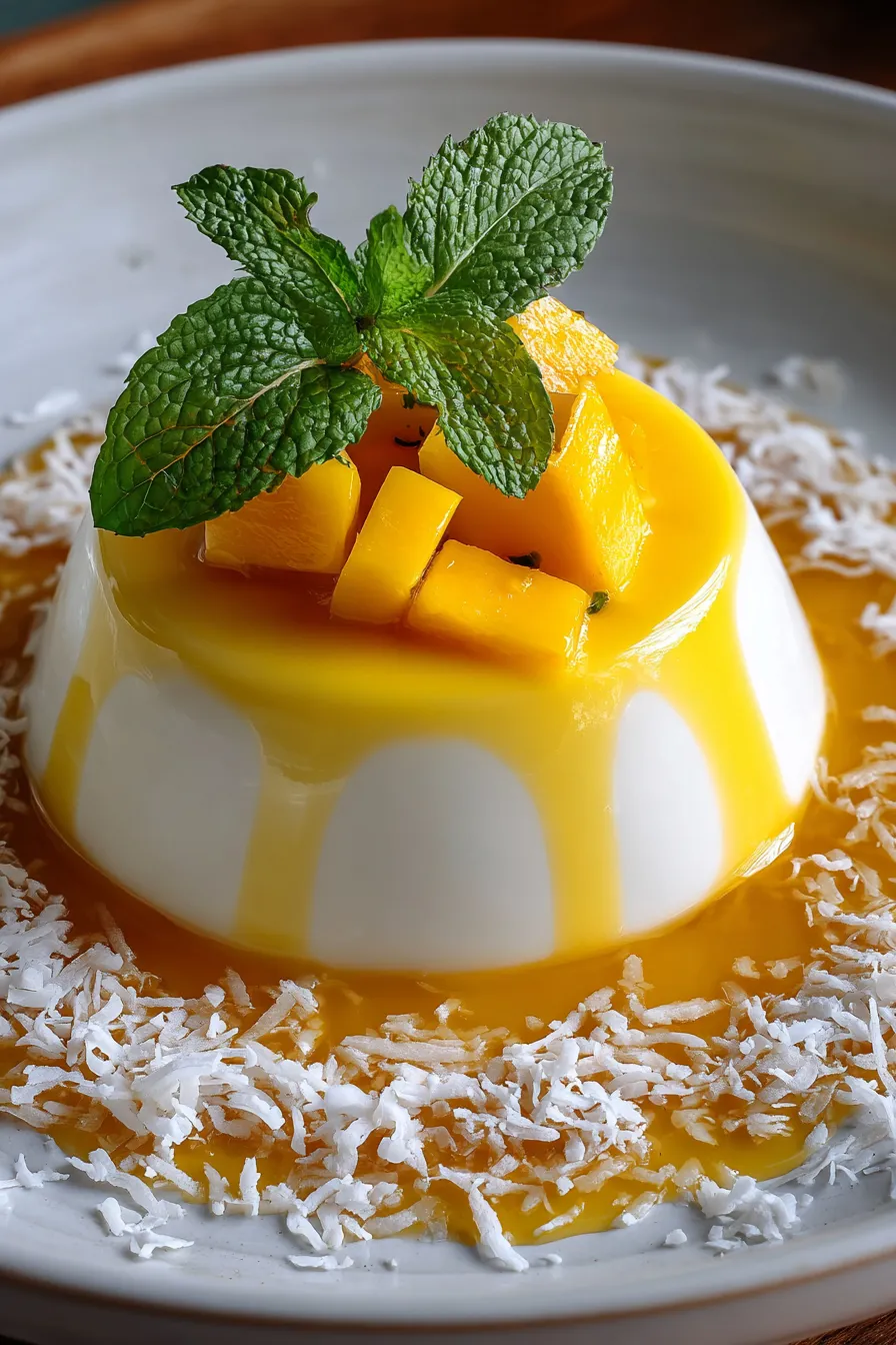 Tropical Mango Panna Cotta – OatsRecipes