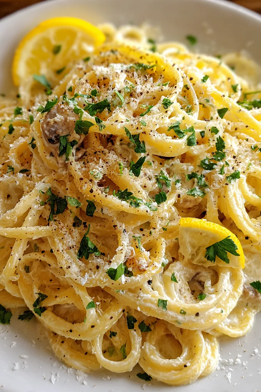 Lemon Butter Pasta Sauce – OatsRecipes