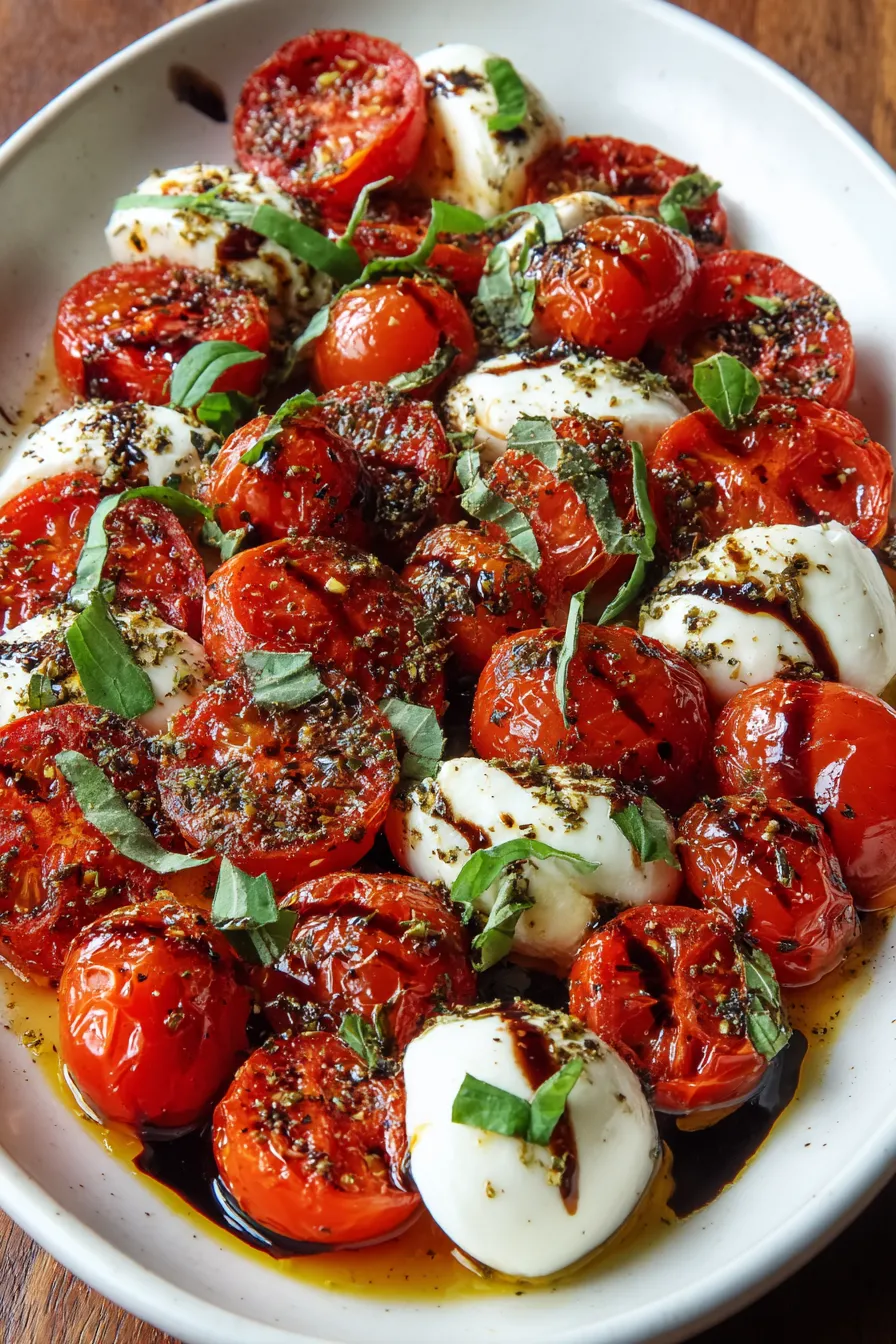 Roasted Tomato Caprese Salad – OatsRecipes