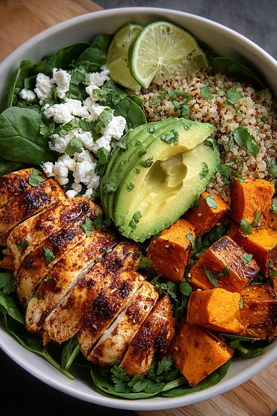 Grilled Chicken & Sweet Potato Bowl
