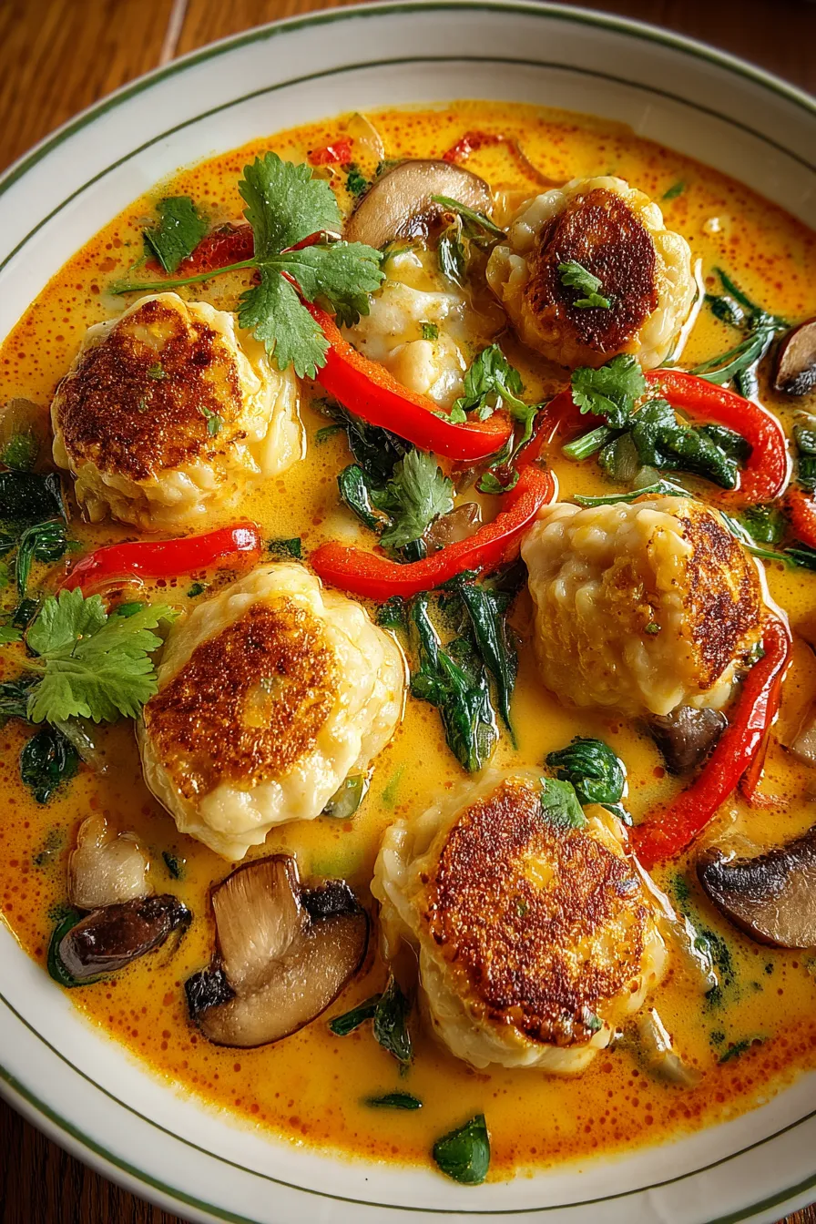Coconut Curry Soup with Dumplings – OatsRecipes