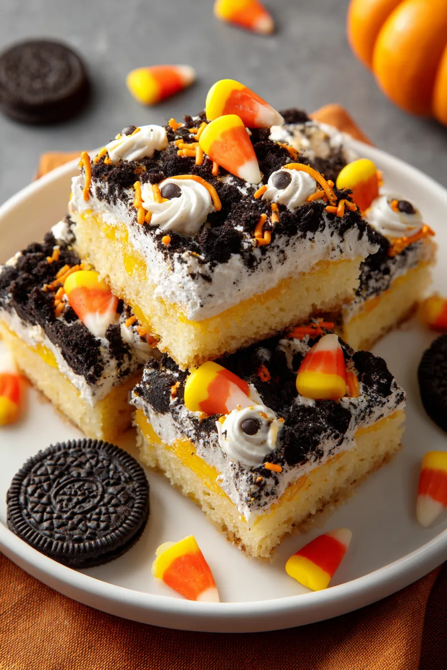 Halloween Oreo Cake Bars – OatsRecipes